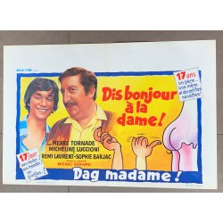 DIS BONJOUR A LA DAME