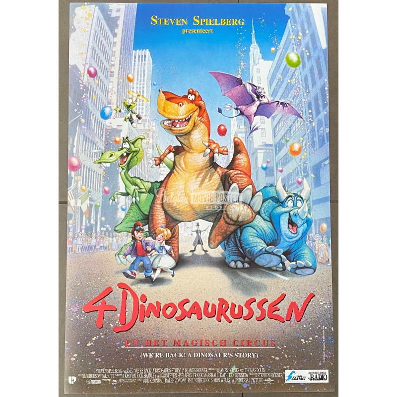 WE'RE BACK ! A DINOSAUR'S STORY - Belgian Movie Poster Store