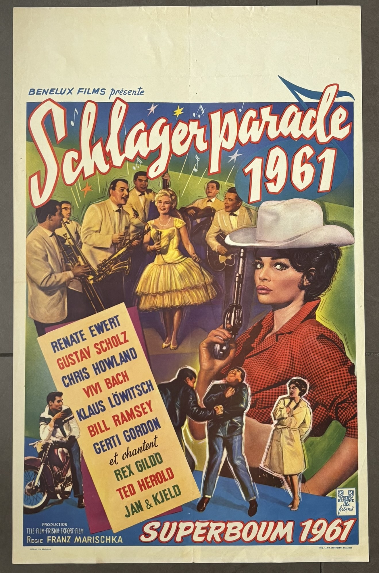 SCHLAGERPARADE 1961 - Belgian Movie Poster Store