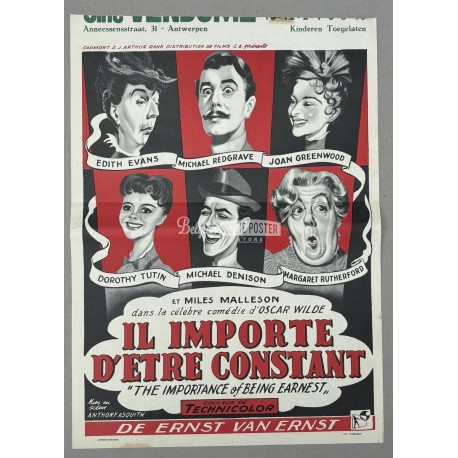 IMPORTANCE OF BEING EARNEST