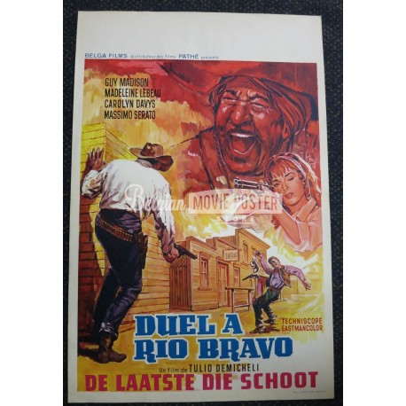 Duel At Rio Bravo Belgian Movie Poster Store