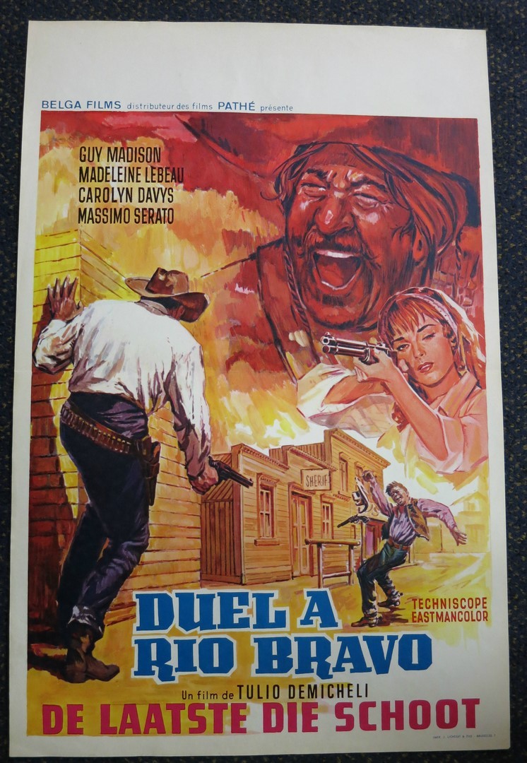 Duel At Rio Bravo Belgian Movie Poster Store