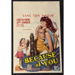 BECAUSE OF YOU
