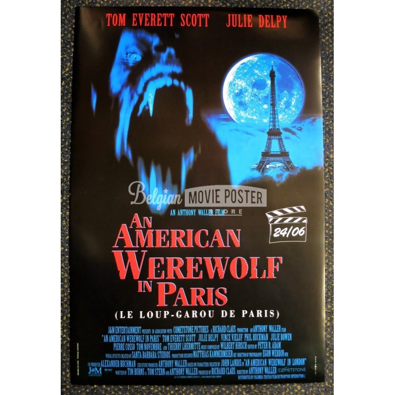 An American Werewolf in Paris (1997) Original One-Sheet Movie