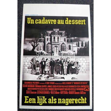 MURDER BY DEATH - Belgian Movie Poster Store