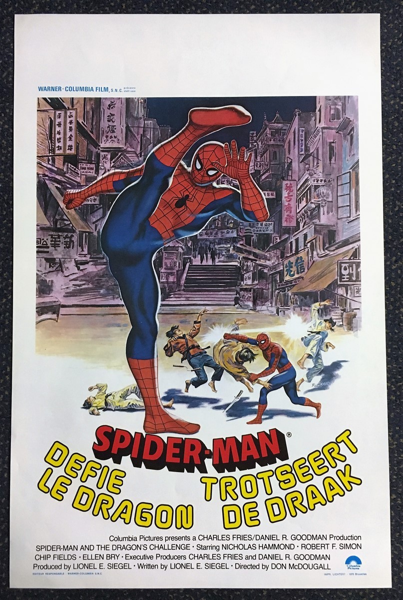 SPIDER-MAN AND THE DRAGON'S CHALLENGE - Belgian Movie Poster Store