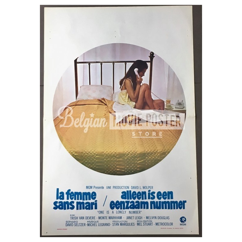 ONE IS A LONELY NUMBER - Belgian Movie Poster Store