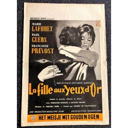 FILLE AUX YEUX D'OR